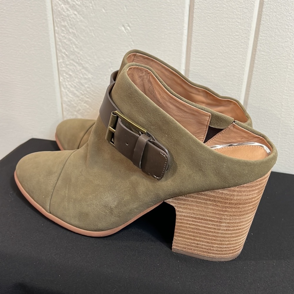 Linea Paolo Logan Green Burnished & Nubuck Leather Bootie - Picture 4 of 9